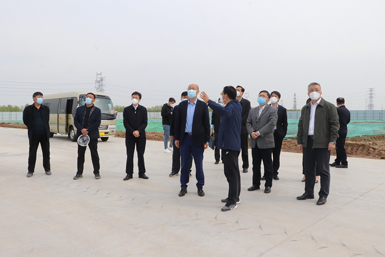国信产投考察团来阳信县考察锂电池产业园项目